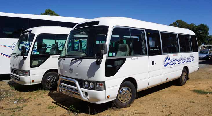 Cardwells Toyota Coaster 1084AC & 2073AC